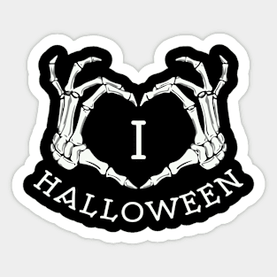 I Luv Halloween Sticker